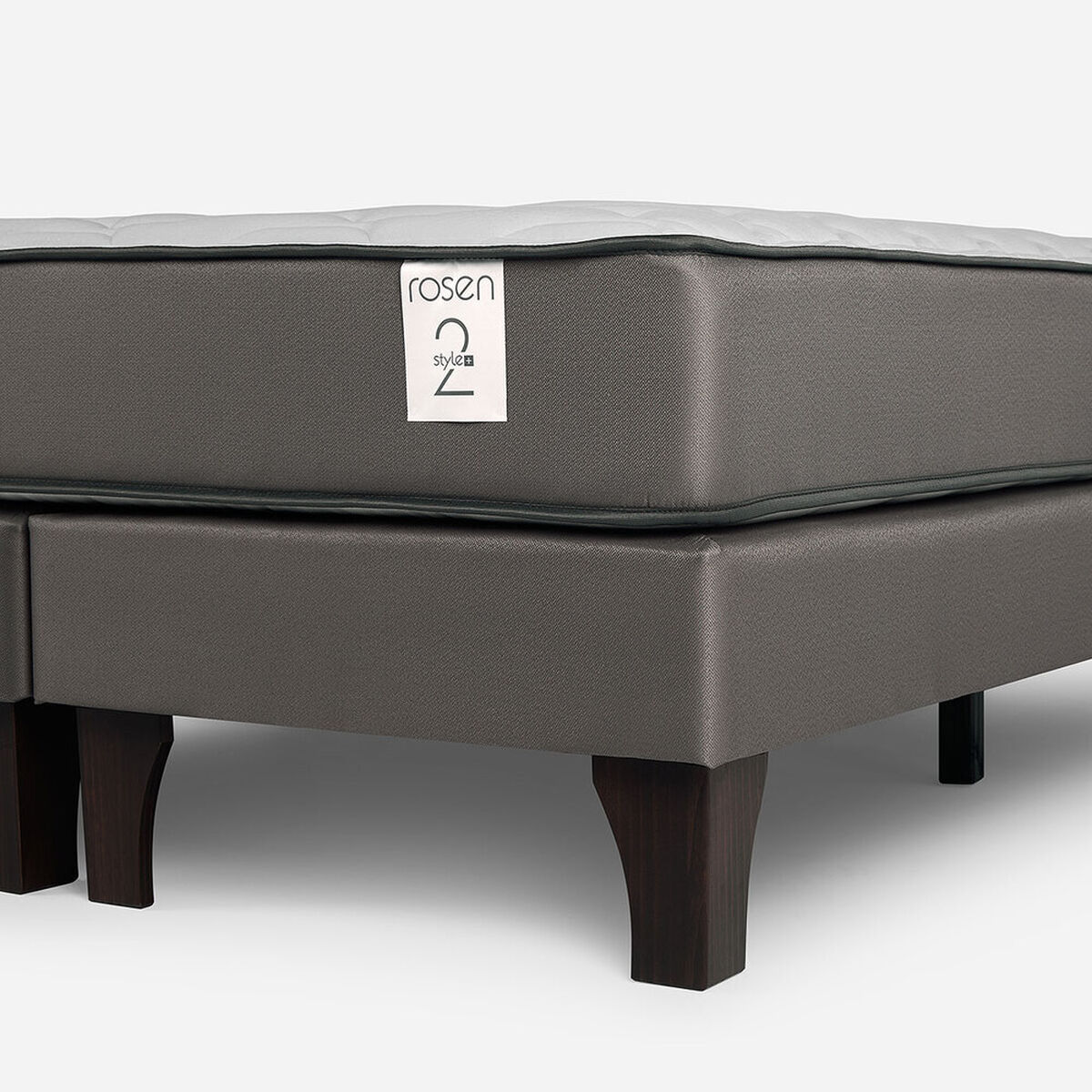 Cama Europea Rosen King New Style 2 Plus + Respaldo Ferrara