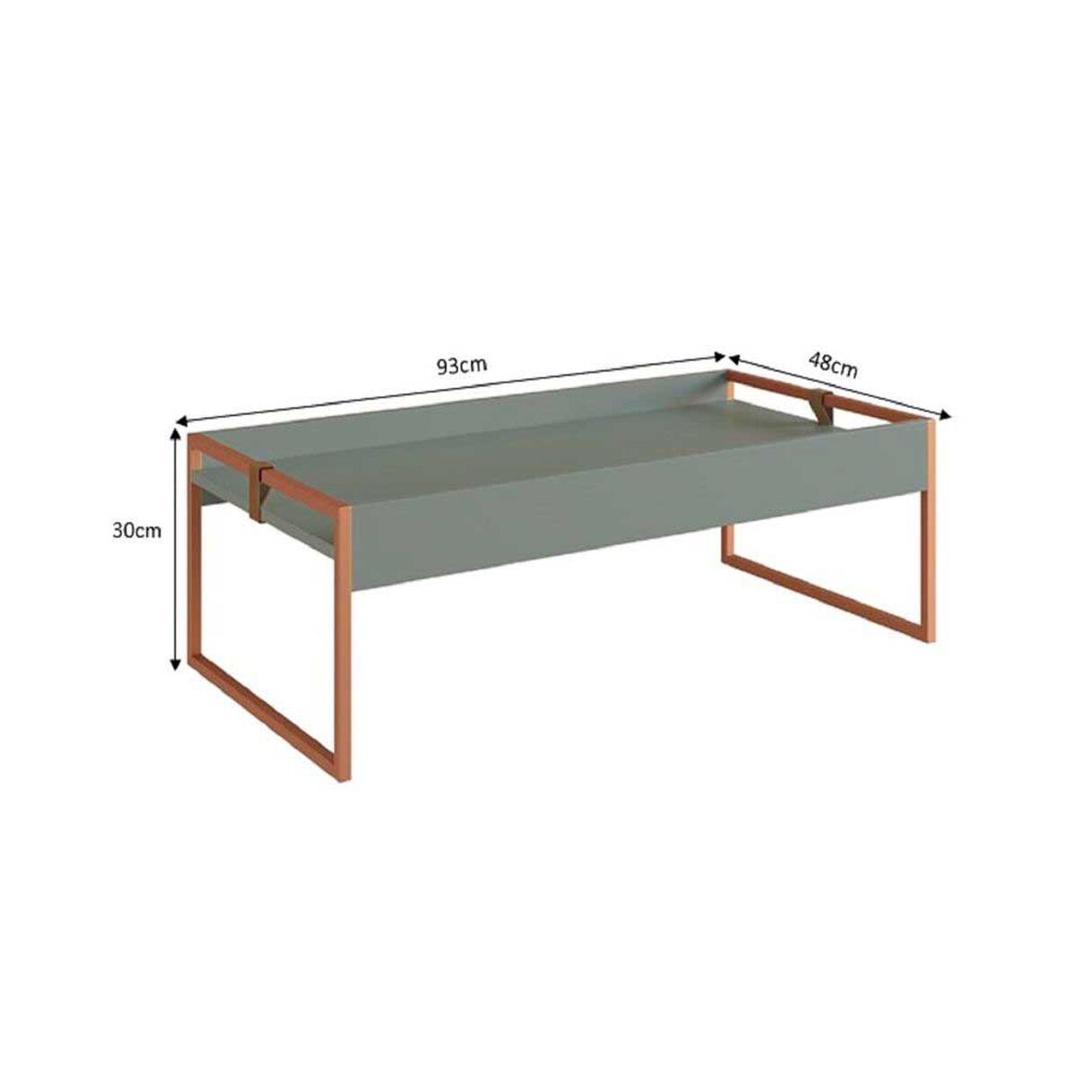 Mesa de Centro Amuv Grace Verde