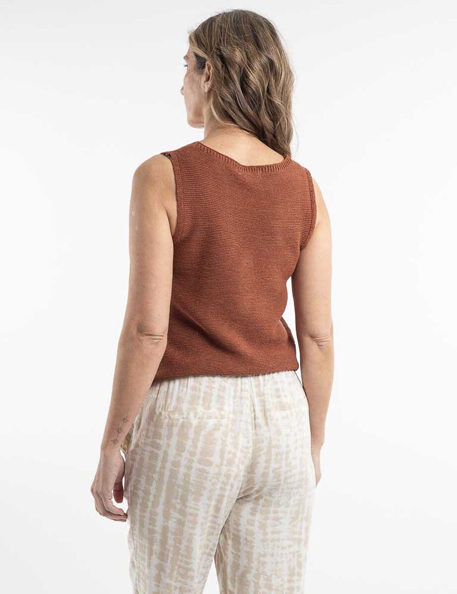 Sweater Sin Mangas Mujer Portman Club