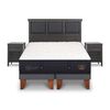 Cama Europea CIC Base Dividida 2 Plazas Súper Premium + Respaldo + 2 Veladores Torino