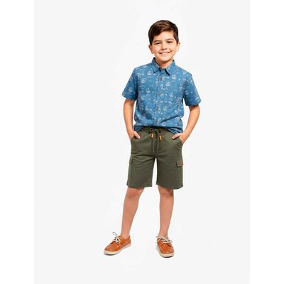 Short Buzo Ni&ntilde;o Chess