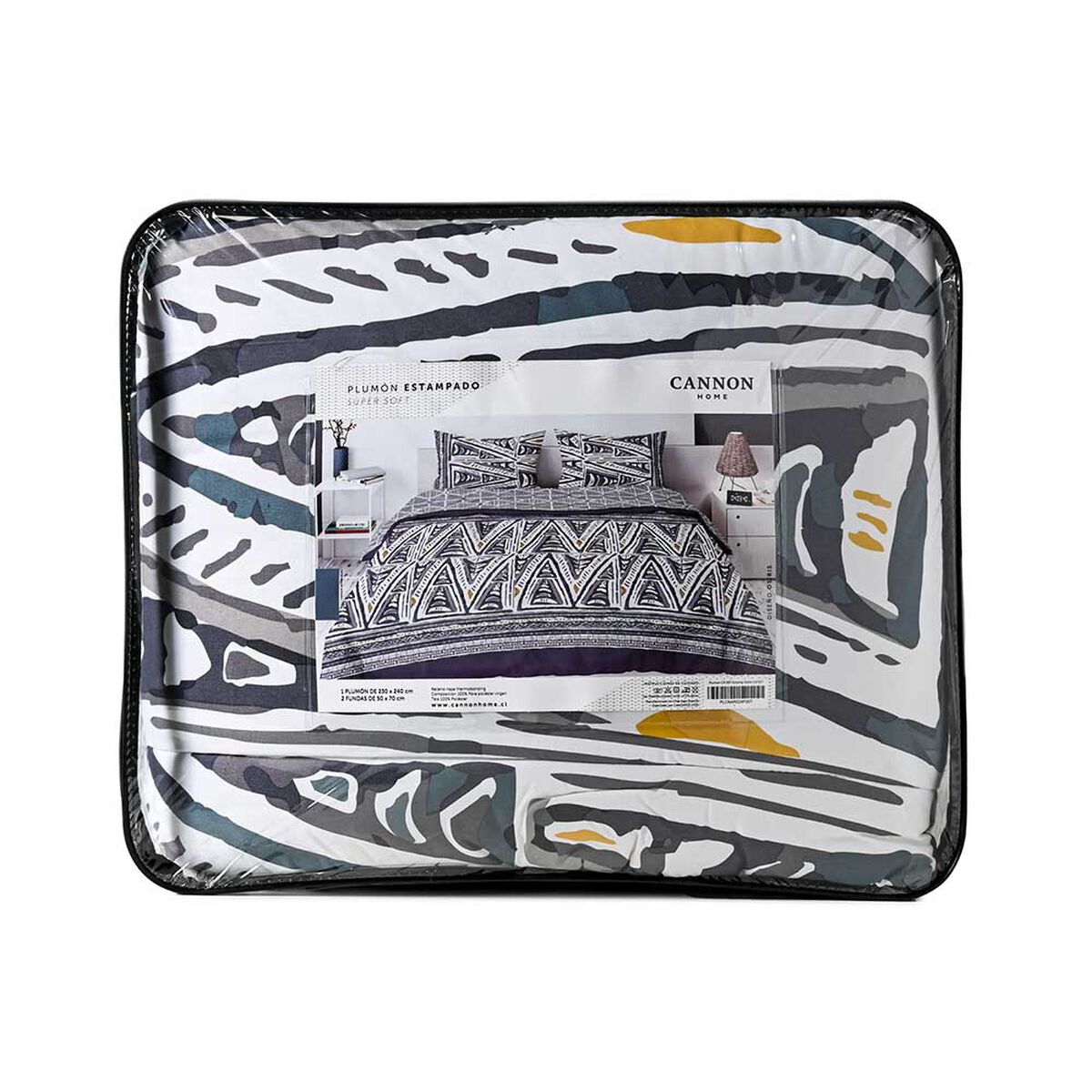 Plum&oacute;n Estampado Cannon 2 Plazas Osiris