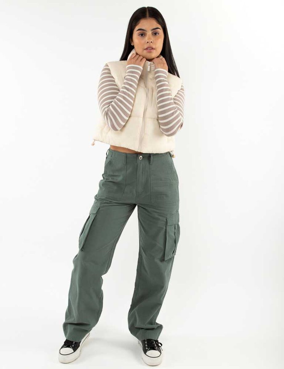 Parka Puffer Sin Mangas Mujer Icono