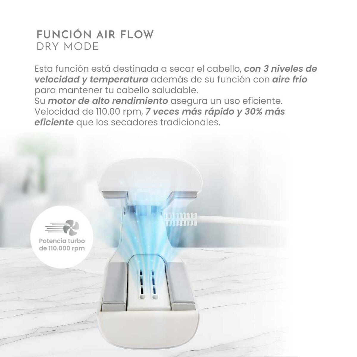 Alisador Secador Duo Airflow Styler 3 en 1 SG-B5000