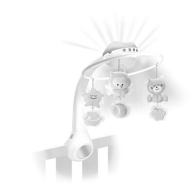Proyector Musical 3 en 1 con Luz Gris Infantino