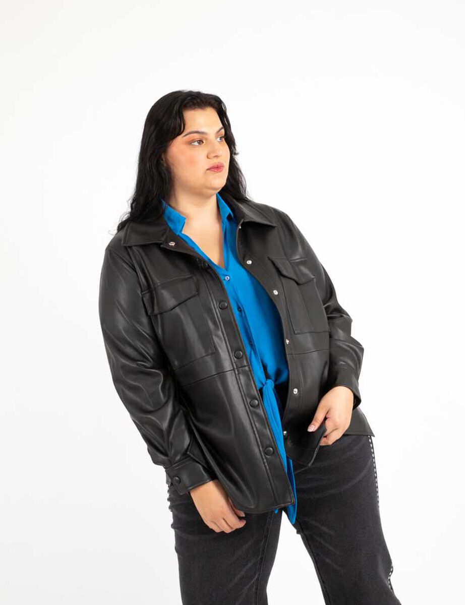 Chaqueta Ecocuero Mujer Extralindas Abc