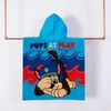 Toalla de Playa con Capucha Infantil Paw Patrol Pups Niño 60 x 120 cm