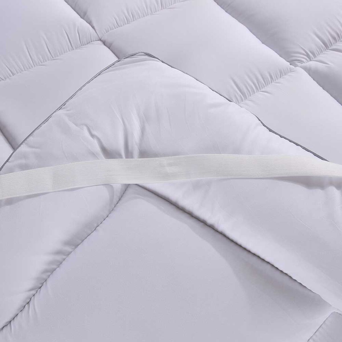 Topper Illusions 1 Plaza Microfibra Blanco