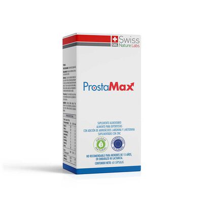 Imagen 2 del producto Prostamax Con Aminoacidos Bioactivos Y Minerales Un Mes Swiss Nature Labs