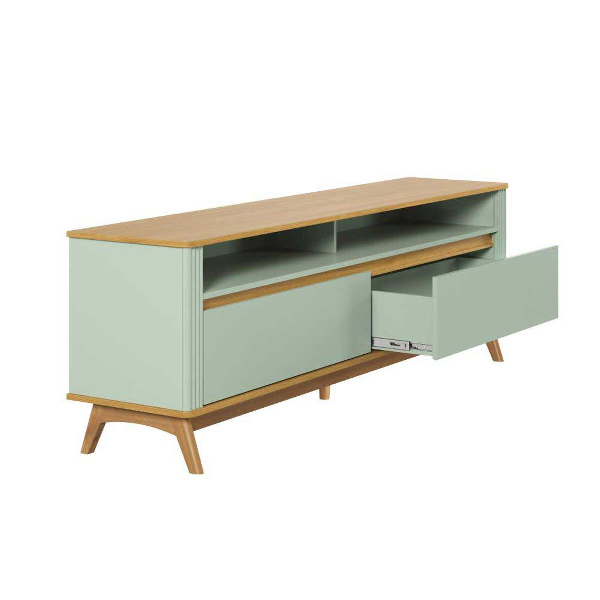 Rack TV Amuv Olmo Hasta 70" Verde