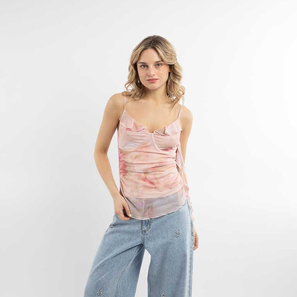 Polera Ceñida Sin Mangas Mujer Icono