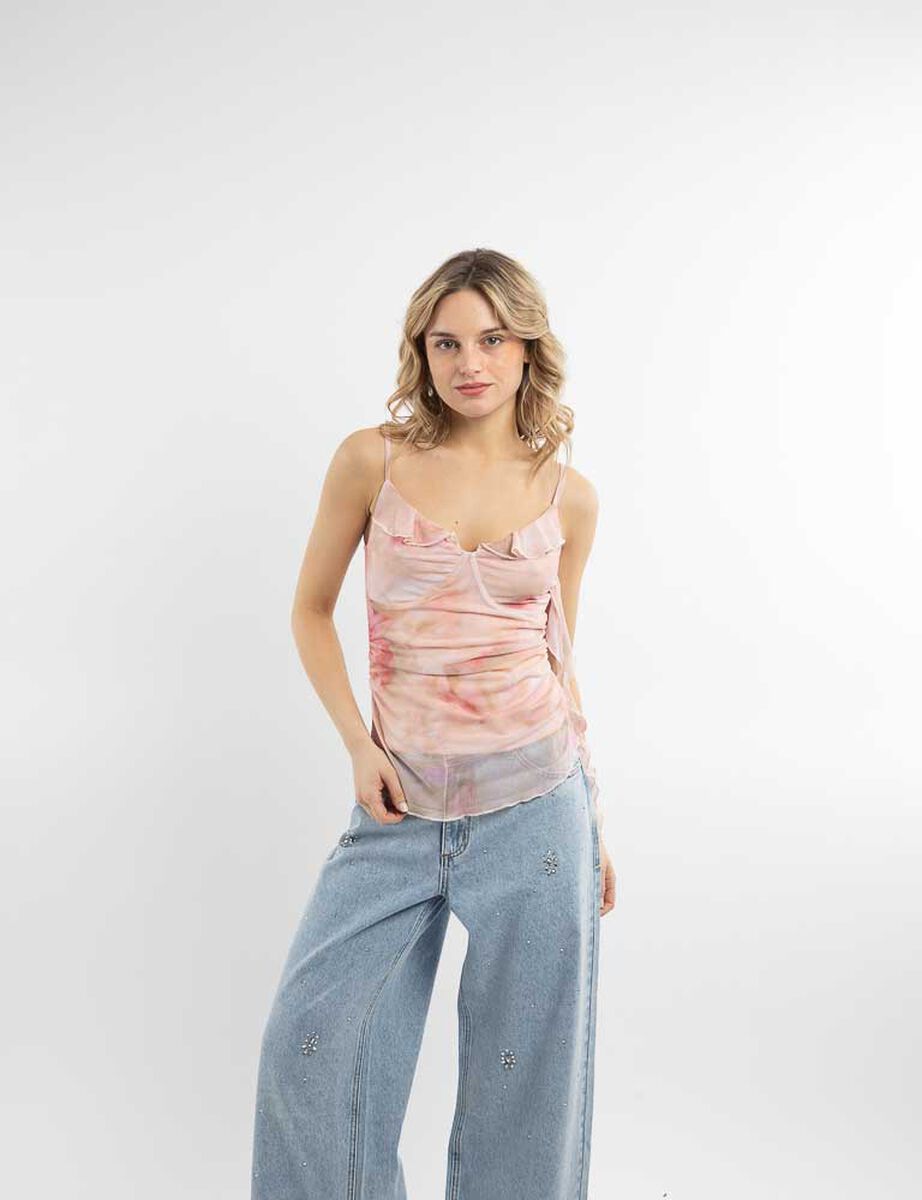 Polera Ce&ntilde;ida Sin Mangas Mujer Icono