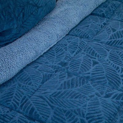 Imagen 2 del producto Cubrecama Doral 1,5 Plazas Azul Outboss Sherpa