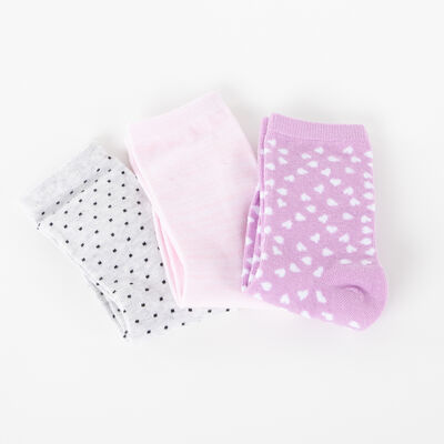 Imagen 1 del producto Pack 3 Unidades Calcetín Largo de Algodón Mujer Icono Surtido