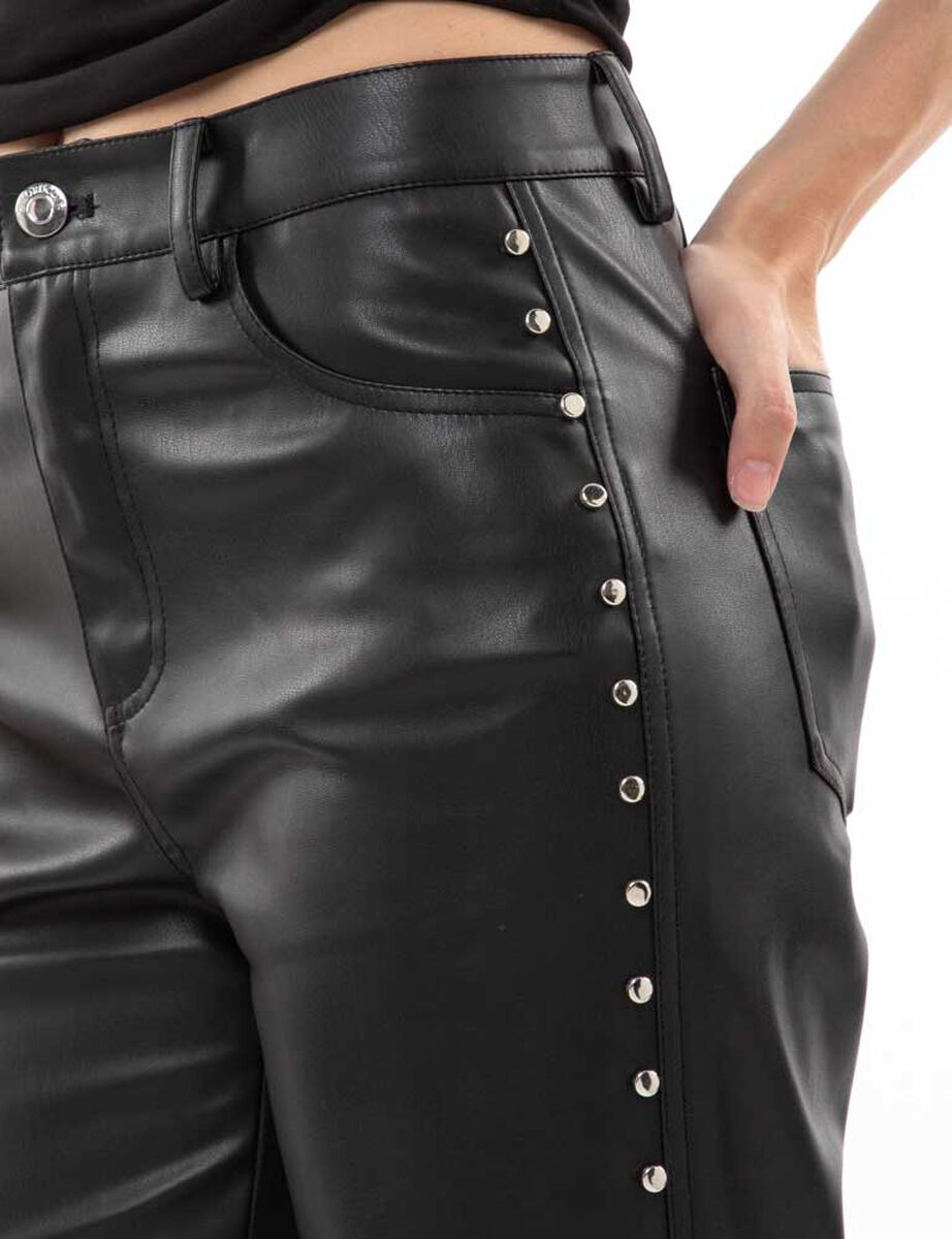 Pantalón Ecocuero Mujer Fiorucci