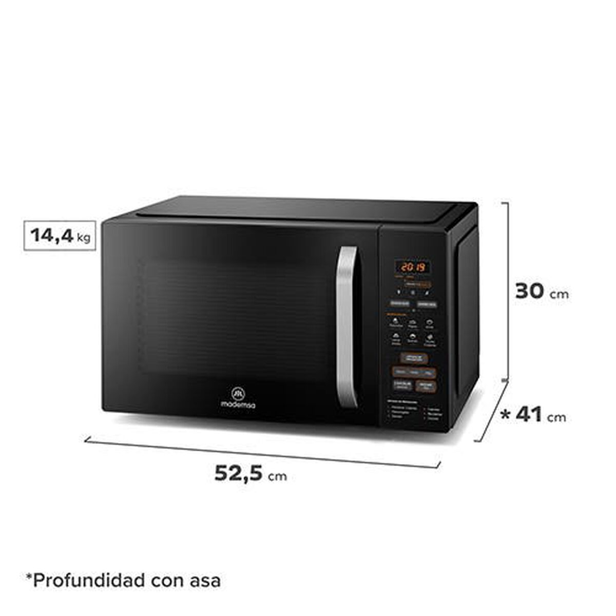 Microondas Mademsa MM31FB 31 lts.