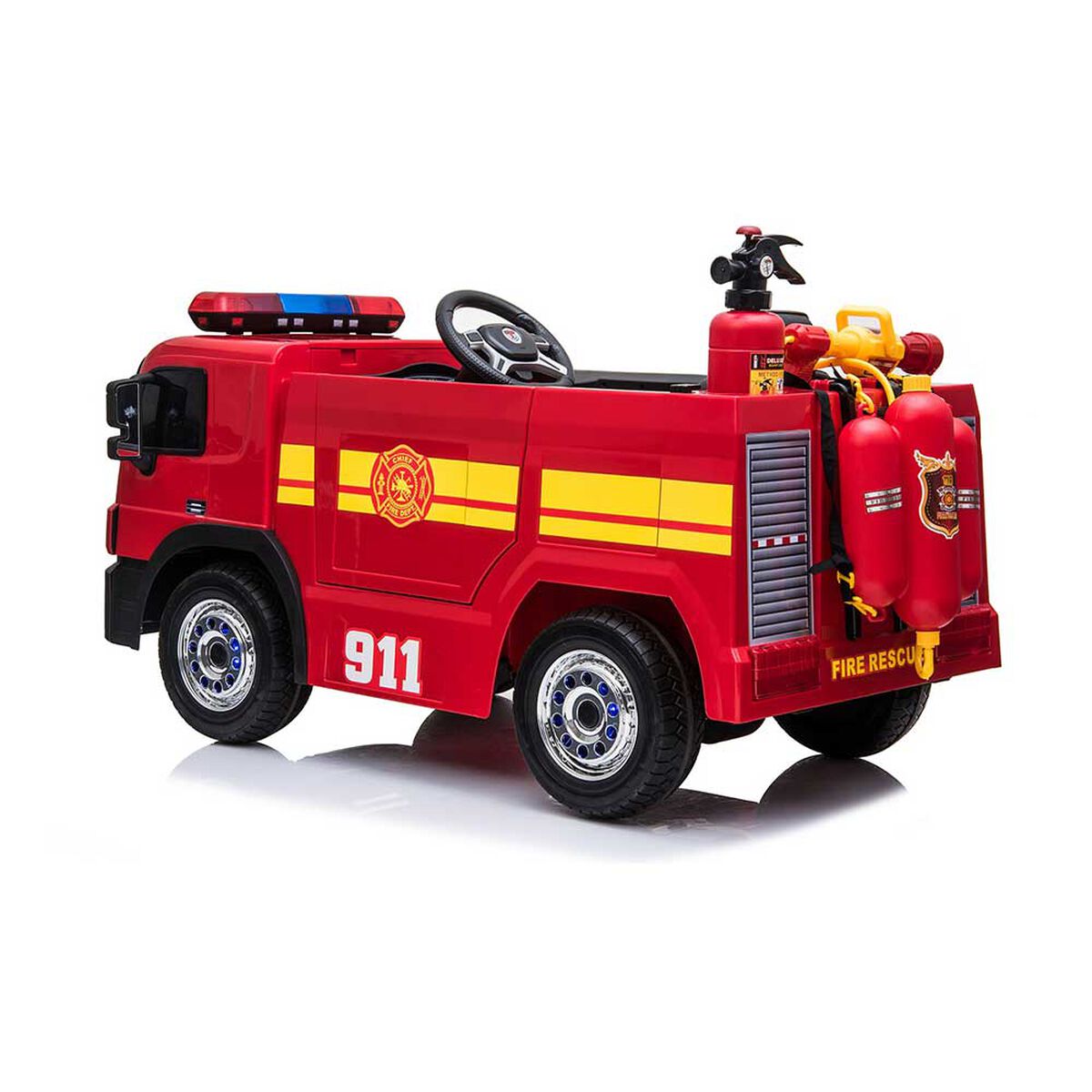 Camion De Bomberos v12 Rojo Talbot