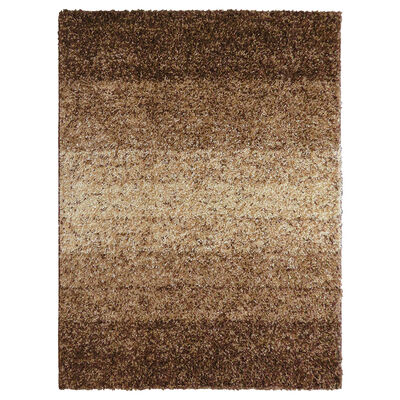 Alfombra Idetex Shaggy Café 133 x 180 cm