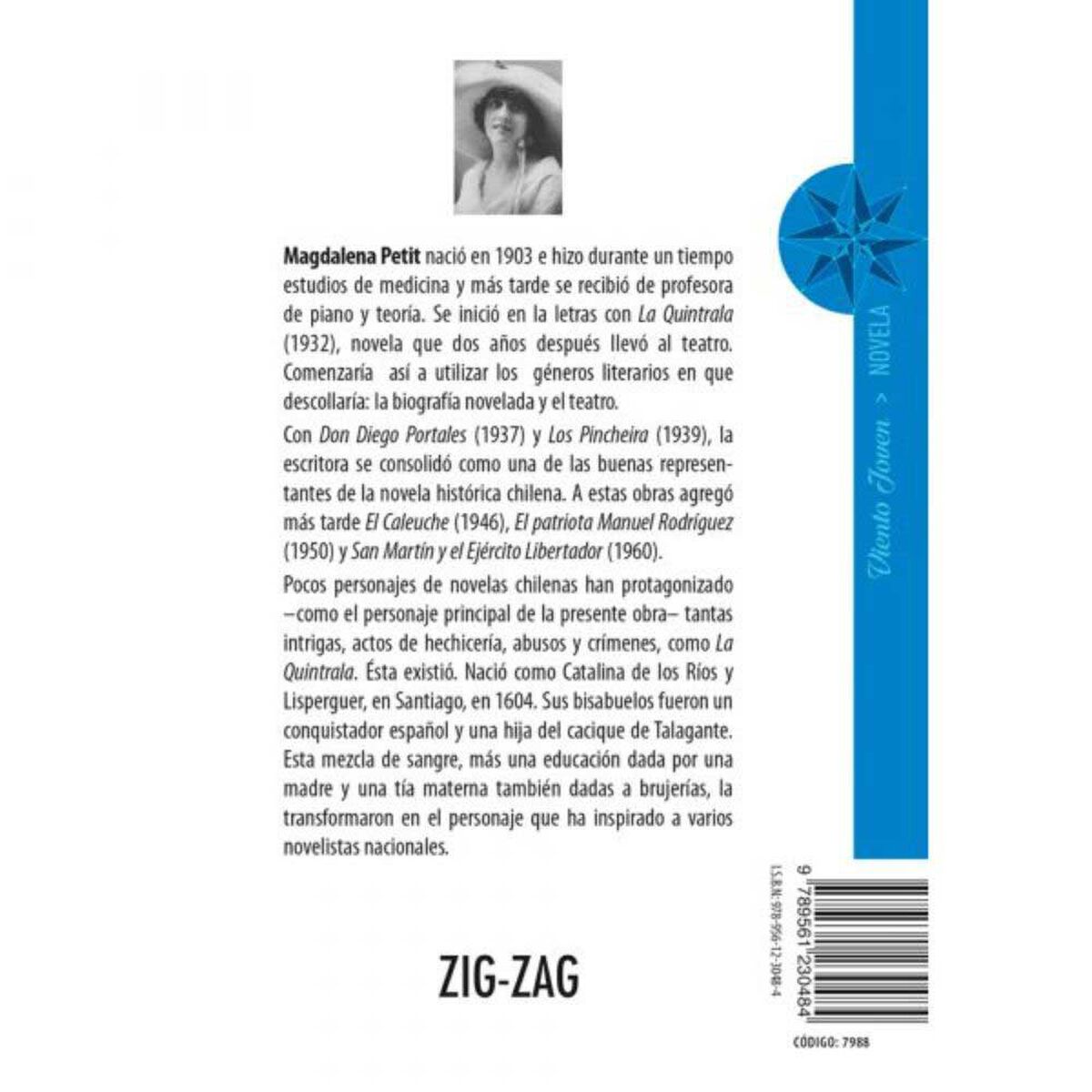 Libro La Quintrala Magdalena Petit Zig-Zag