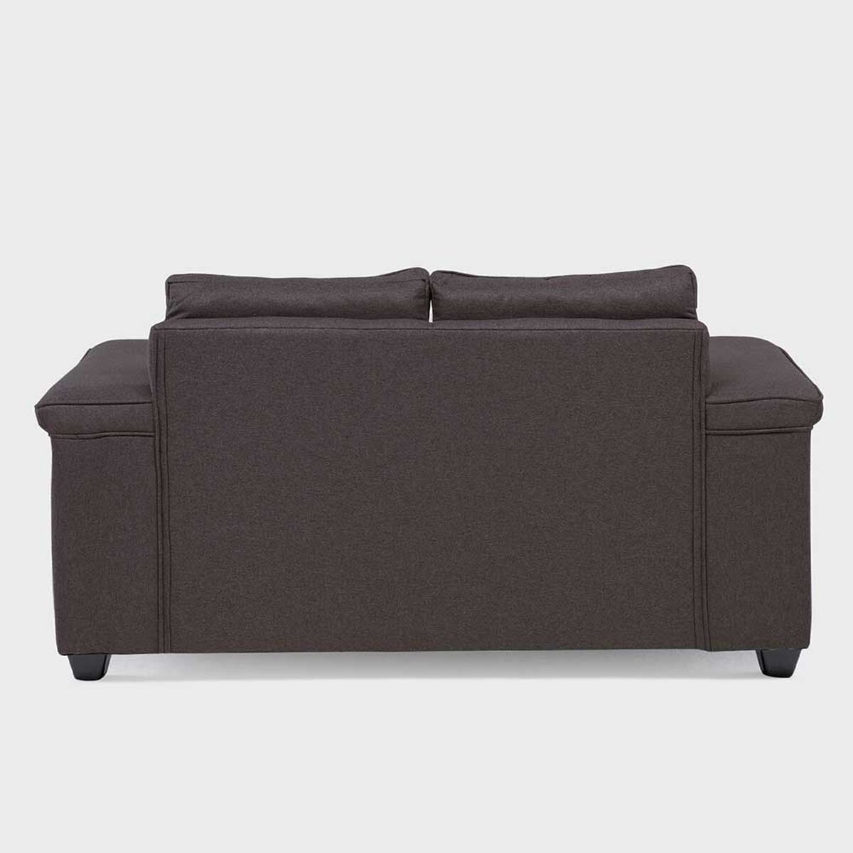 Sofá Mons Sicilia 2 Cuerpos + Dos Pouf 1 Cuerpo Chocolate