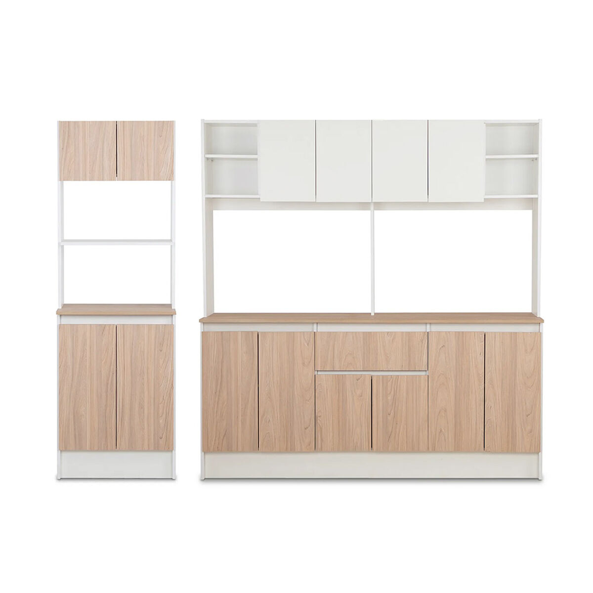 Mueble de Cocina CIC Ibiza Napoles Blanco-Olmo Alpino