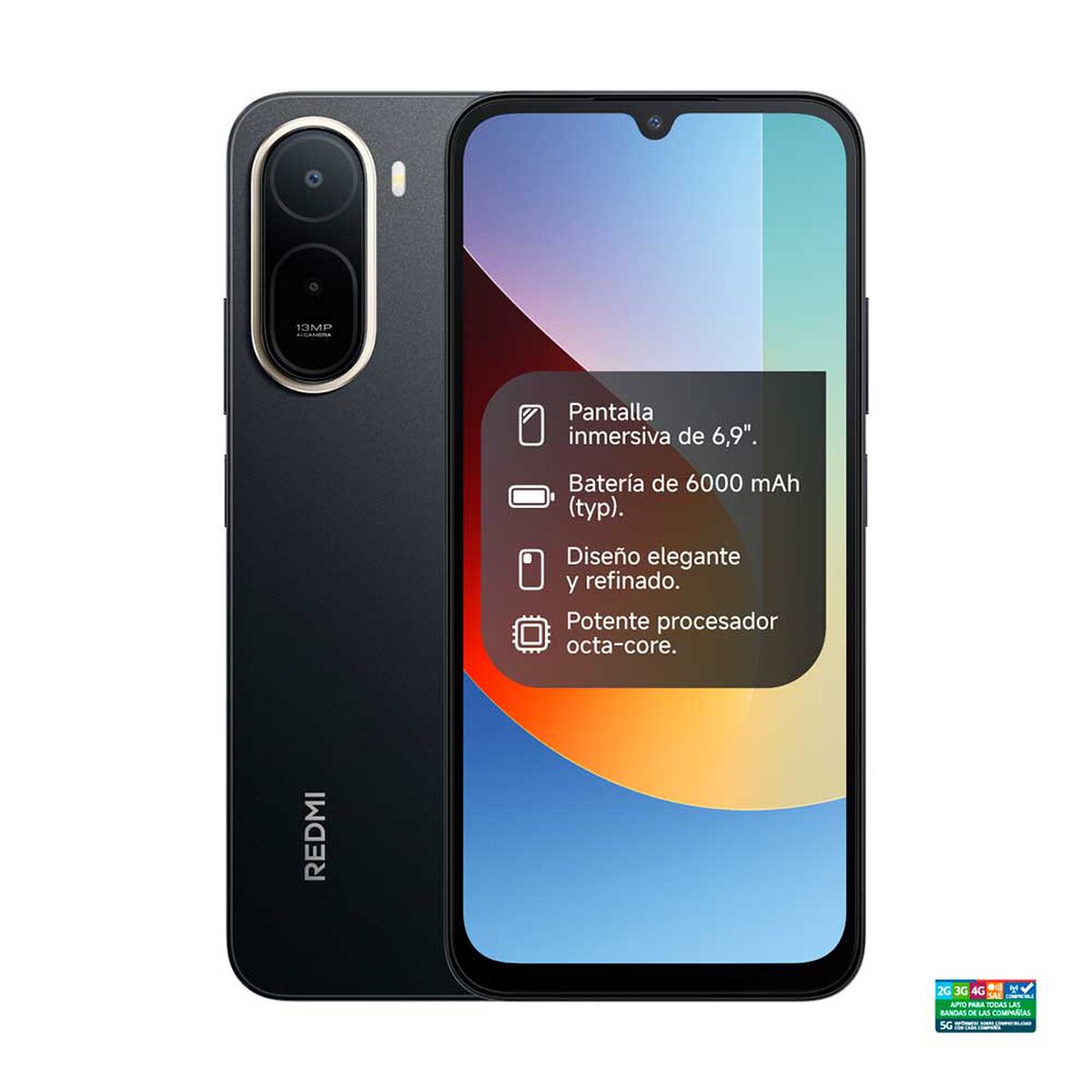 Celular Xiaomi Redmi A7 Pro 4G 128 GB 6,9" Negro