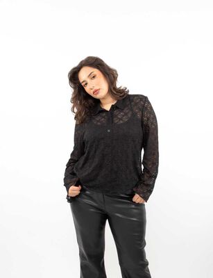 Imagen 1 del producto Polera Manga Larga Mujer Extralindas Negro