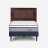 Cama Europea Rosen 1 Plaza Indie + Respaldo Rachel