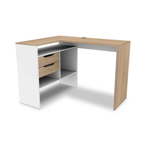 Escritorio CIC Milan Blanco Olmo 2 Cajones