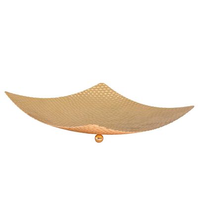 Imagen 2 del producto Bandeja Decorativa Metal Vgo Cuadrado 25 x 25 cm Dorado