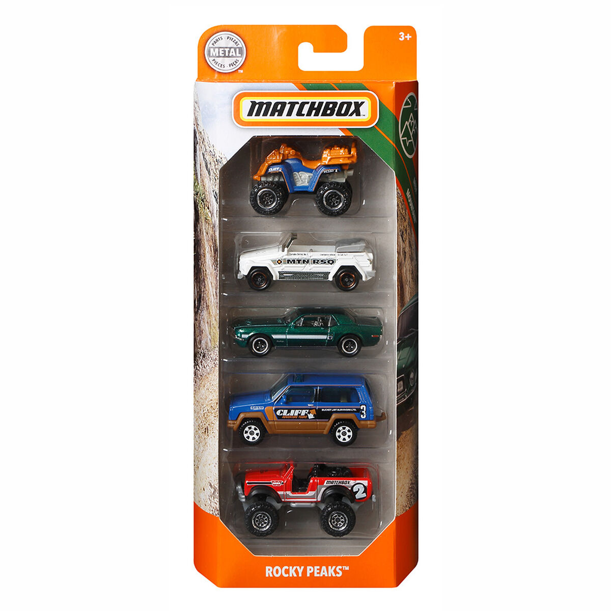 Matchbox Surtido Auto Básico Paquete De 5