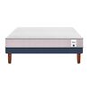 Combo Cama Europea CIC 2 Plazas New Titán + Set Maderas Nogal + Pack 2 Almohadas Imperial Soft