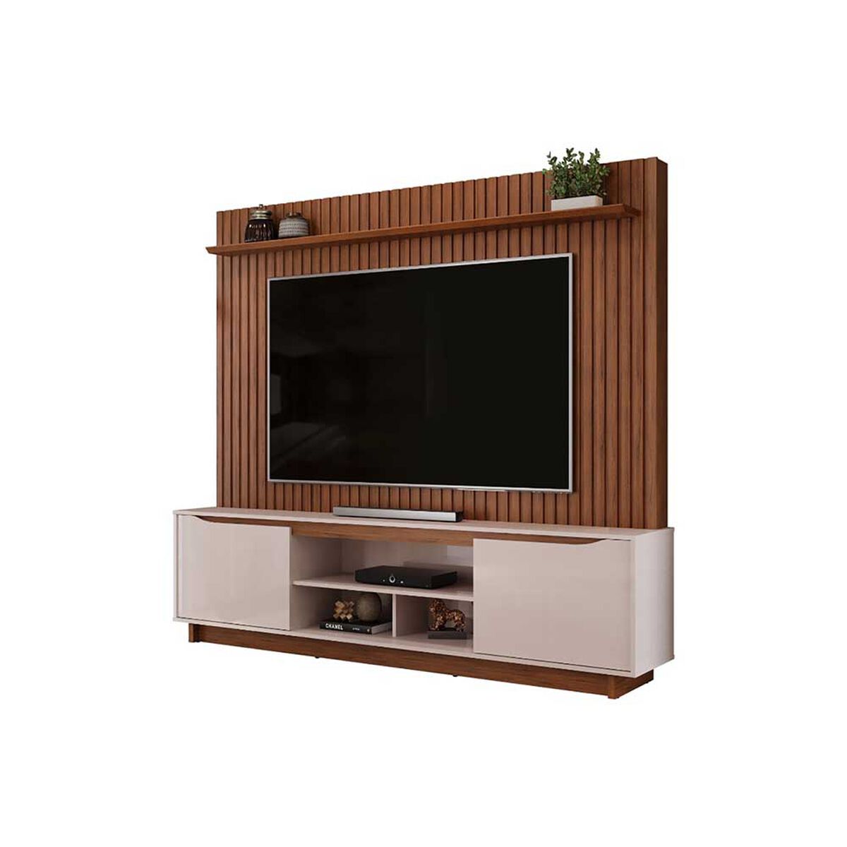 Panel TV Vekkahome Petrus Hasta 70" Caf&eacute;
