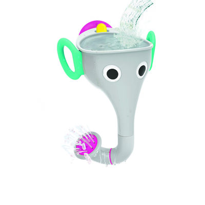 Imagen 2 del producto Juego de Baño Elefante Embudo Gris Infantil Bebé Niño Niña Tina Yookidoo