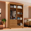 Closet Di Poretti Design Paraty 3 Cajones 4 Puertas Caf&eacute; Claro