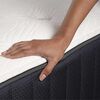 Cama Europea CIC Iron Smart 2 Plazas Premium + Respaldo Black Tapizado + Faldón
