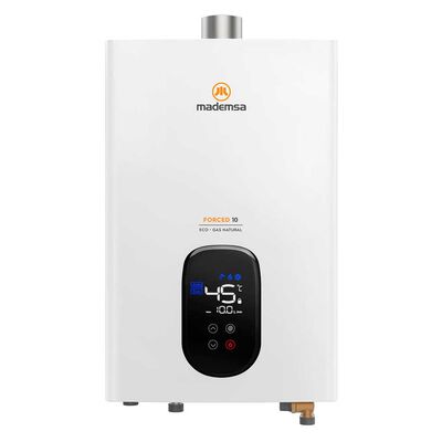 Imagen 1 del producto Calefont Gas Natural Mademsa Forced 10 Eco GN 10 lts.