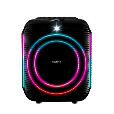 Parlante Bluetooth Master-G MG Scratch Negro Karaoke