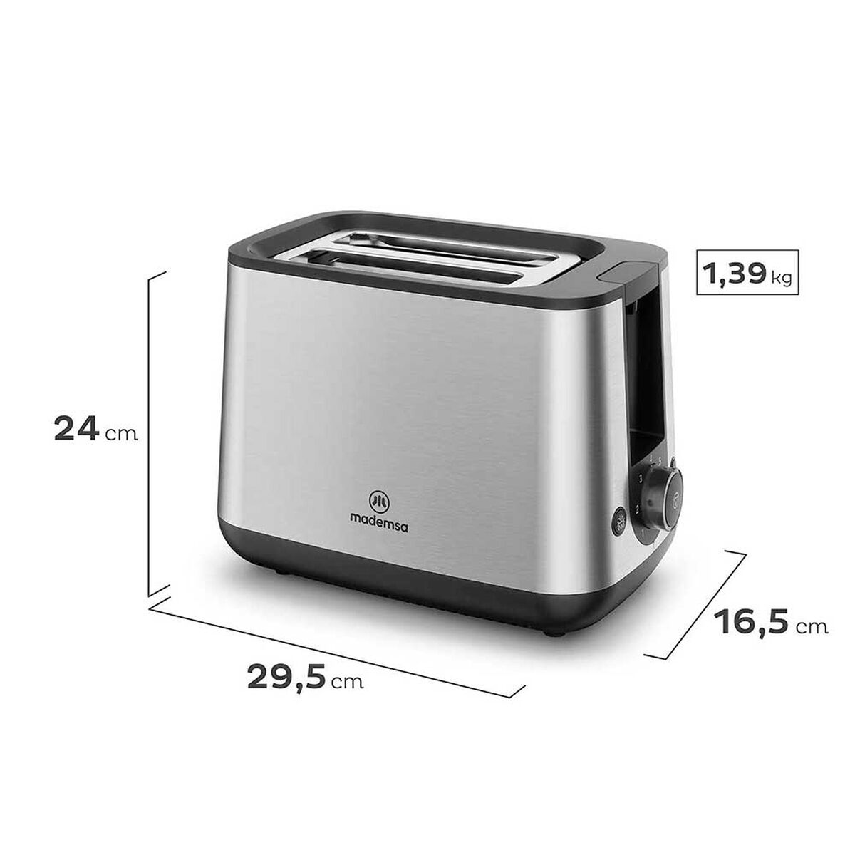 Tostador de Pan Mademsa MTS25