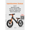Bicicleta de Equilibrio 2-6 Años Aro 12 LuBabycas Roja