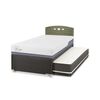 Cama Nido CIC 1,5 Plazas Excellence Plus + Respaldo Gales Olivo