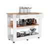 Isla de Cocina TuHome Cala 2 Cajones Blanco