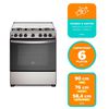 Cocina a Gas Mademsa FM6LSC 6 platos Inox