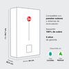 Calefont Gas Natural Rheem Tiro Natural Ionizado 10 lts.
