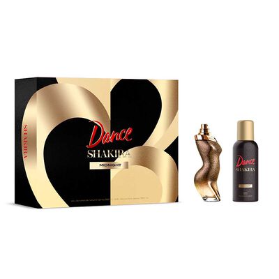 Set Regalo Shakira Perfume Mujer Dance Midnight EDT 80ml + Desodorante 150ml
