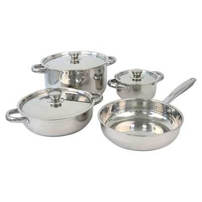 Bater&iacute;a de Cocina Acero Inox. Doral Malaga Prime 7 Piezas