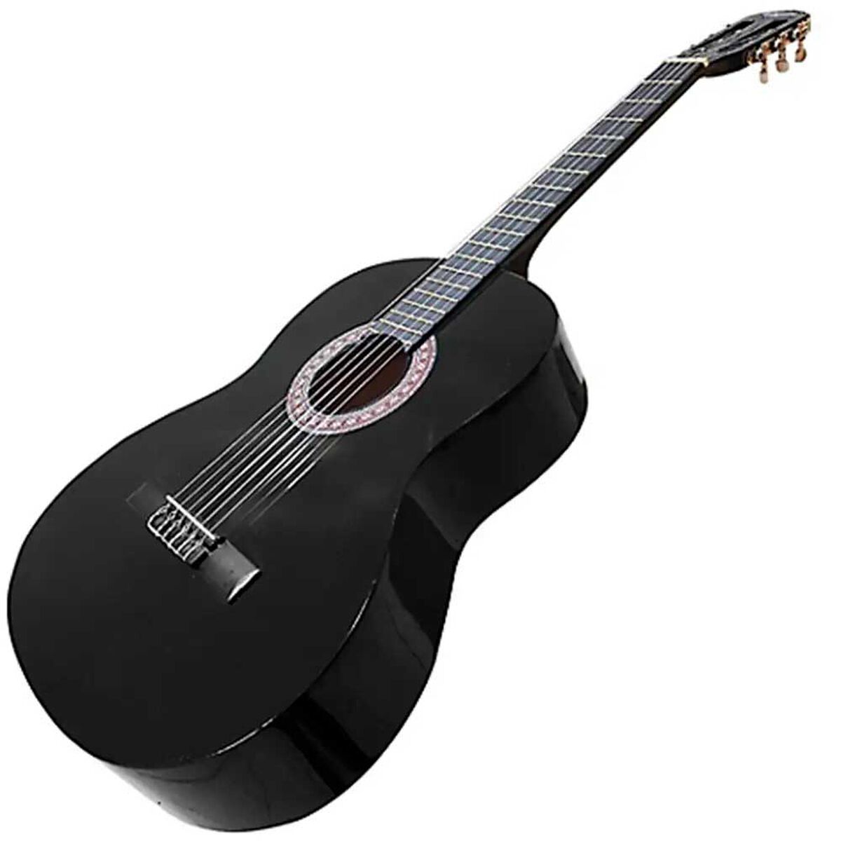 Guitarra Clásica Negra 39P Alaguez AZ-39B