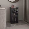 BAR BAJO THEBA 1 PUERTA VIDRIO 81,3X38,1X37,6 CM WENGUE