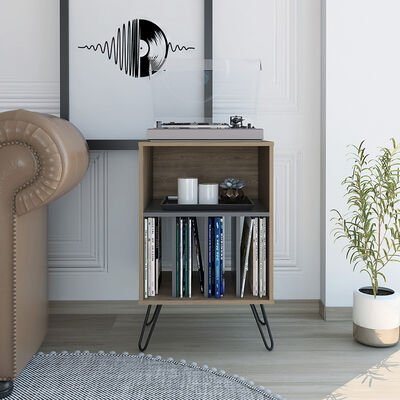 Mueble Funcional  TuHome Vassel Miel/Plomo