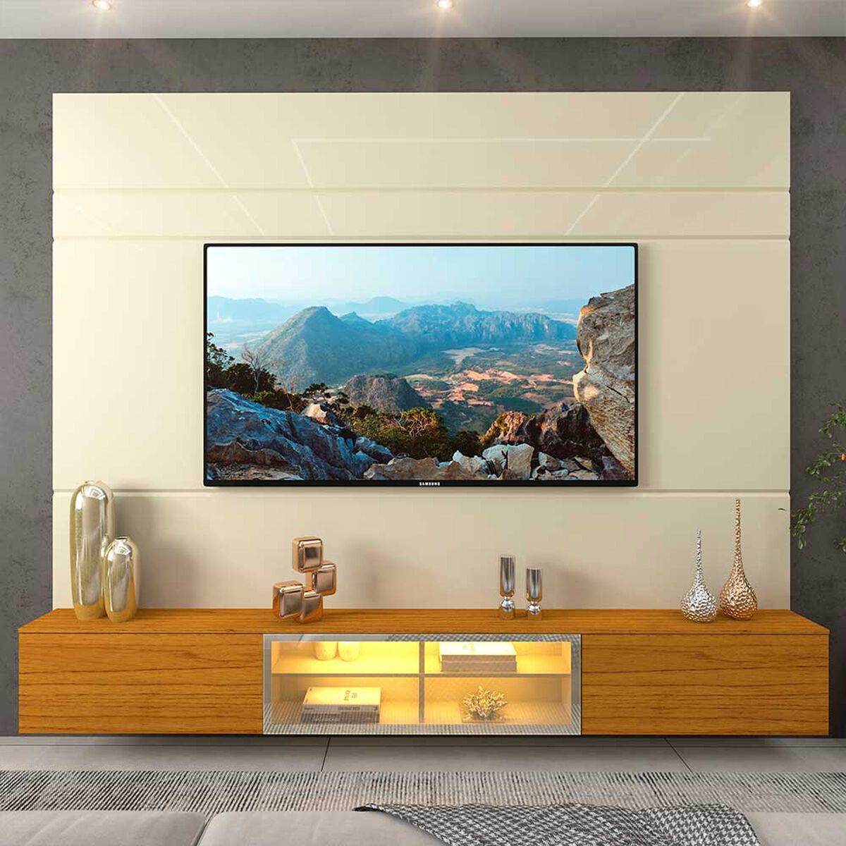 Home Decocasa Luminare 2.2 Led Ow Nat Hasta 75" Natural Ow